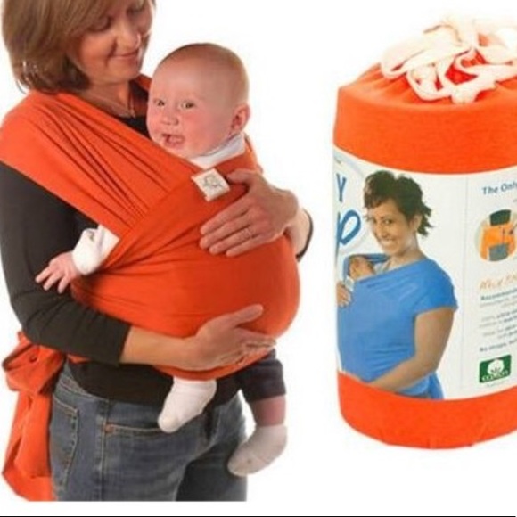 orange moby wrap